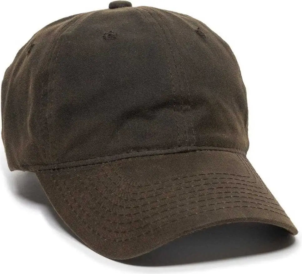 OC Sports WAX606IS Adjustable Cap - Brown - Brown / 6 7/8’’ - 7 1/2’’