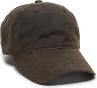 OC Sports WAX606IS Adjustable Cap - Brown - Brown / 6 7/8’’ - 7 1/2’’
