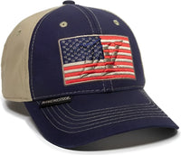 OC Sports WIN48A Winchester Cap - Navy Khaki - Navy Khaki / 6 7/8’’ - 7 1/2’’