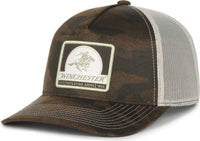 OC Sports WIN50 Wintester Mesh Back Pro Crown Cap - Brown Generic Woodland Camo Putty - Putty / OSFM