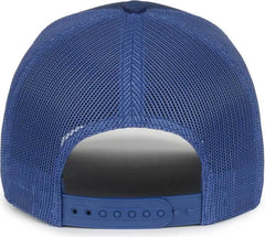 OC Sports WRA-121 Wranger High Crown Mesh Back Cap - Royal Royal - Royal / OSFM