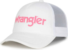 OC Sports WRA-121 Wranger High Crown Mesh Back Cap - White White - White / OSFM