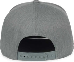 OC Sports WRA-125 Wranger Structured High Crown Cap - Heathered Gray - Navy / OSFM