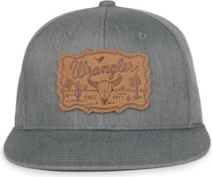 OC Sports WRA-125 Wranger Structured High Crown Cap - Heathered Gray - Navy / OSFM