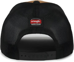 OC Sports WRA-201M Wranger Canvas Trucker Cap - Brown Black Black - Brown Black / OSFM