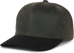 OC Sports WRA-202 Wranger Weathered Cotton Cap - Brown Black - Brown Black / OSFM
