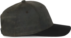 OC Sports WRA-202 Wranger Weathered Cotton Cap - Brown Black - Brown Black / OSFM