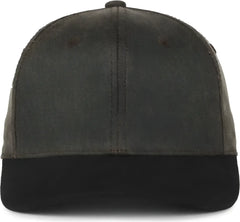 OC Sports WRA-202 Wranger Weathered Cotton Cap - Brown Black - Brown Black / OSFM