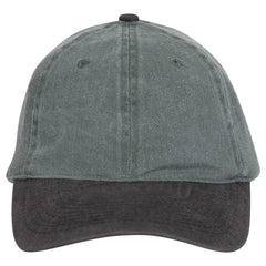 OTTO 10-271 ’OTTO Flex’ Fitted 6 Panel Low Profile Dad Cap - Blk/Dk.Grn