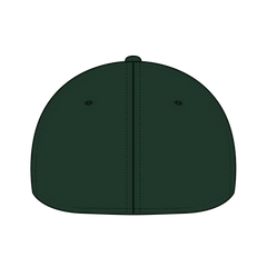 OTTO 10-271 ’OTTO Flex’ Fitted 6 Panel Low Profile Dad Cap - Dk. Green - Dk. Green / 7’’ - 7 1/4’’