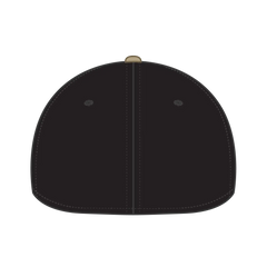 OTTO 10-271 ’OTTO Flex’ Fitted 6 Panel Low Profile Dad Cap - Kha/Blk