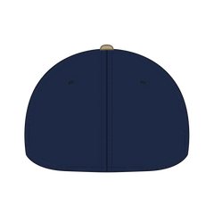 OTTO 10-271 ’OTTO Flex’ Fitted 6 Panel Low Profile Dad Cap - Kha/Nvy