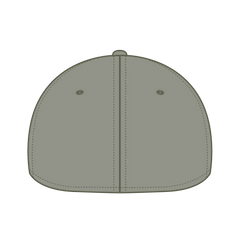 OTTO 10-271 ’OTTO Flex’ Fitted 6 Panel Low Profile Dad Cap - Ol. Green - Ol. Green / 7’’ - 7 1/4’’