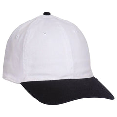 OTTO 10-275 ’OTTO Flex’ Fitted 6 Panel Low Profile Dad Cap - Blk/Wht