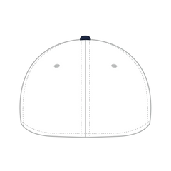 OTTO 10-275 ’OTTO Flex’ Fitted 6 Panel Low Profile Dad Cap - Nvy/Wht