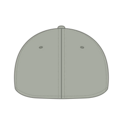 OTTO 10-275 ’OTTO Flex’ Fitted 6 Panel Low Profile Dad Cap - Stone Gray - Stone Gray / 7’’ - 7 1/4’’