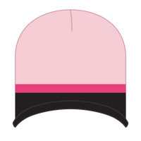 OTTO 100-632 Beanie With Trim And Fleece Lining - S.Pnk/Blk/H.Pnk - S.Pnk/Blk/H.Pnk / 6 1/2’’ - 7 5/8’’