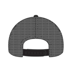 OTTO 102-664 5 Panel Low Profile Mesh Back Trucker Cap - Blk/Ch.Gry/Blk - Blk/Ch.Gry/Blk / 6 1/2’’ - 7 5/8’’
