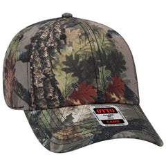 OTTO 103-1263 Camouflage 6 Panel Low Profile Baseball Cap - Nature Pattern/D. Kha - Nature Pattern/D. Kha / 6 1/2’’ - 7