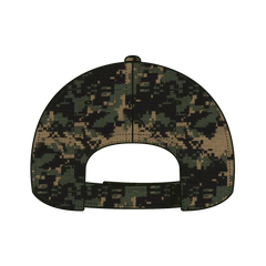 OTTO 103-713 Digital Camouflage 6 Panel Low Profile Baseball Cap - Blk/Dk.Grn/Dk.Kha - Blk/Dk.Grn/Dk.Kha / 6 1/2’’ - 7