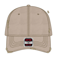 OTTO 104-1018 6 Panel Low Profile Dad Cap - Khaki - Khaki / 6 1/2’’ - 7 5/8’’