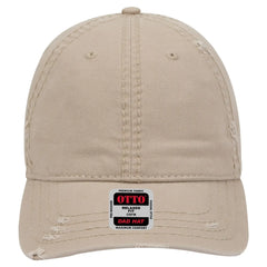 OTTO 104-1018 6 Panel Low Profile Dad Cap - Khaki - Khaki / 6 1/2’’ - 7 5/8’’