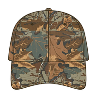 OTTO 108-757 Camouflage Young Adult 6 Panel Low Profile Baseball Cap - Kha/Brn/Lt.Ol.Grn - Kha/Brn/Lt.Ol.Grn / 6’’ - 7