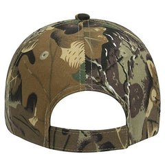 OTTO 108-757 Camouflage Young Adult 6 Panel Low Profile Baseball Cap - Kha/Brn/Lt.Ol.Grn - Kha/Brn/Lt.Ol.Grn / 6’’ - 7