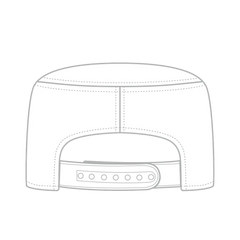 OTTO 109-146 Painter Cap - White - White / 6 1/2’’ - 7 5/8’’