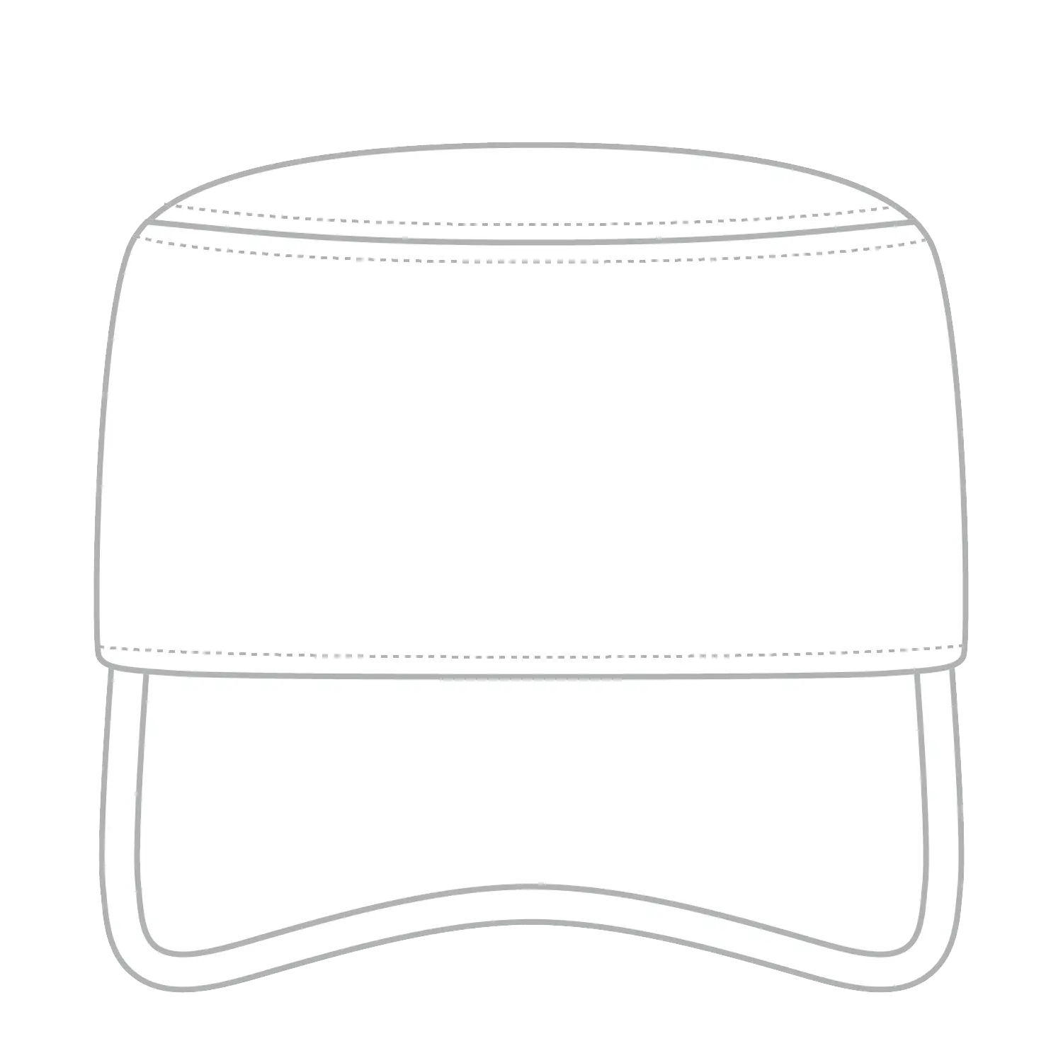 OTTO 109-146 Painter Cap - White - White / 6 1/2’’ - 7 5/8’’