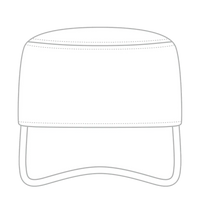 OTTO 109-146 Painter Cap - White - White / 6 1/2’’ - 7 5/8’’