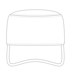 OTTO 109-146 Painter Cap - White - White / 6 1/2’’ - 7 5/8’’