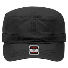 OTTO 109-791 Military Cap - Black - Black / 6 1/2’’ - 7 5/8’’