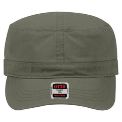 OTTO 109-791 Military Cap - Dk. Ol. Green - Dk. Ol. Green / 6 1/2’’ - 7 5/8’’