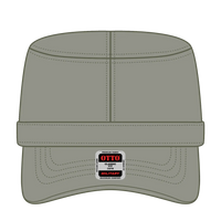OTTO 109-791 Military Cap - Ol. Green - Ol. Green / 6 1/2’’ - 7 5/8’’