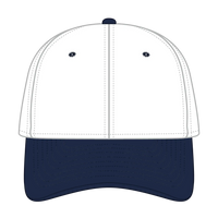 OTTO 11-018 ’OTTO Flex’ Fitted 6 Panel Low Profile Baseball Cap - Nvy/Wht - Nvy/Wht / 7’’ - 7 1/4’’