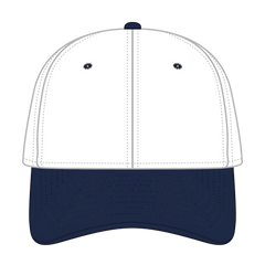 OTTO 11-018 ’OTTO Flex’ Fitted 6 Panel Low Profile Baseball Cap - Nvy/Wht - Nvy/Wht / 7’’ - 7 1/4’’