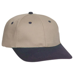 OTTO 11-018 ’OTTO Flex’ Fitted 6 Panel Low Profile Baseball Cap - Nvy/Kha - Nvy/Kha / 7’’ - 7 1/4’’