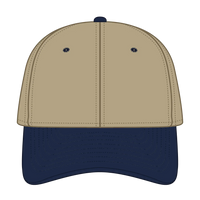 OTTO 11-018 ’OTTO Flex’ Fitted 6 Panel Low Profile Baseball Cap - Nvy/Kha - Nvy/Kha / 7’’ - 7 1/4’’