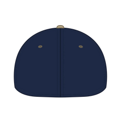 OTTO 11-018 ’OTTO Flex’ Fitted 6 Panel Low Profile Baseball Cap - Kha/Nvy