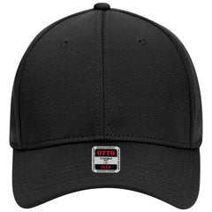 OTTO 11-1162 ’OTTO Flex’ Fitted 6 Panel Low Profile Baseball Cap - Black