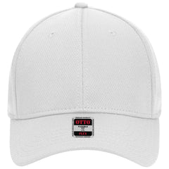 OTTO 11-1162 ’OTTO Flex’ Fitted 6 Panel Low Profile Baseball Cap - White