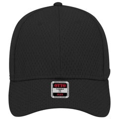 OTTO 11-1168 ’OTTO Flex’ Fitted 6 Panel Low Profile Baseball Cap - Black
