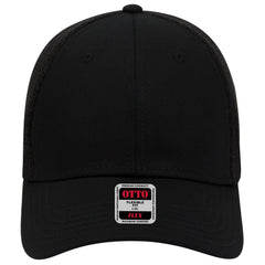 OTTO 11-1169 ’OTTO Flex’ Fitted 6 Panel Low Profile Baseball Cap - Black