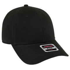 OTTO 11-1205 ’OTTO Flex’ Fitted 6 Panel Low Profile Baseball Cap - Black