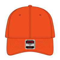 OTTO 11-1257 ’OTTO Flex’ Fitted Upf 50+ 6 Panel Low Profile Baseball Cap - N. Orange - N. Orange / 7 3/8’’ - 7 5/8’