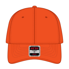 OTTO 11-1257 ’OTTO Flex’ Fitted Upf 50+ 6 Panel Low Profile Baseball Cap - N. Orange - N. Orange / 7 3/8’’ - 7 5/8’