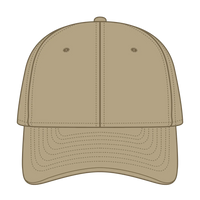 OTTO 11-194 ’OTTO Flex’ Fitted 6 Panel Low Profile Baseball Cap - Khaki - Khaki / 7 3/8’’ - 7 5/8’