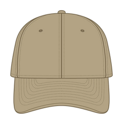 OTTO 11-194 ’OTTO Flex’ Fitted 6 Panel Low Profile Baseball Cap - Khaki - Khaki / 7 3/8’’ - 7 5/8’