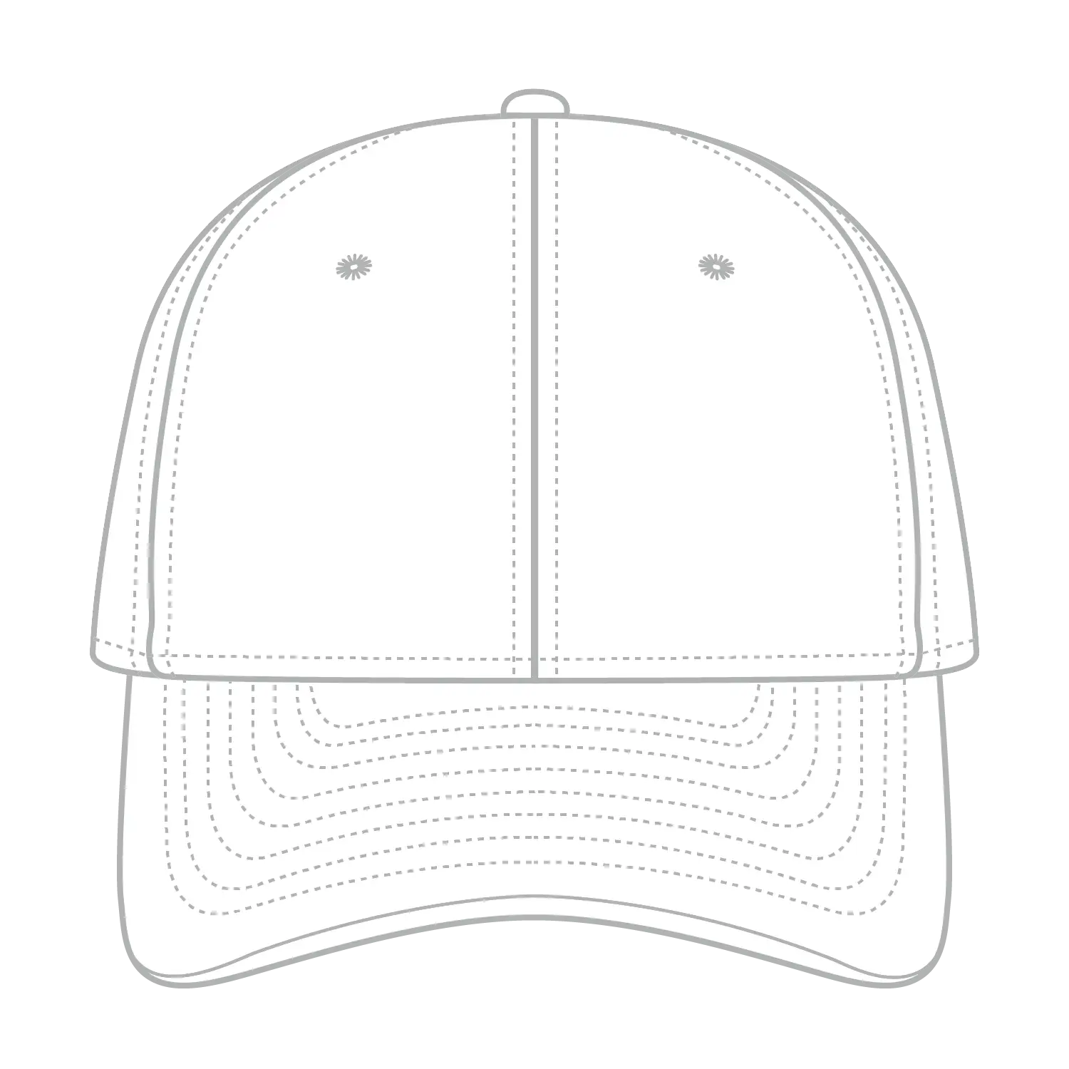 OTTO 11-194 ’OTTO Flex’ Fitted 6 Panel Low Profile Baseball Cap - White - White / 7 3/8’’ - 7 5/8’